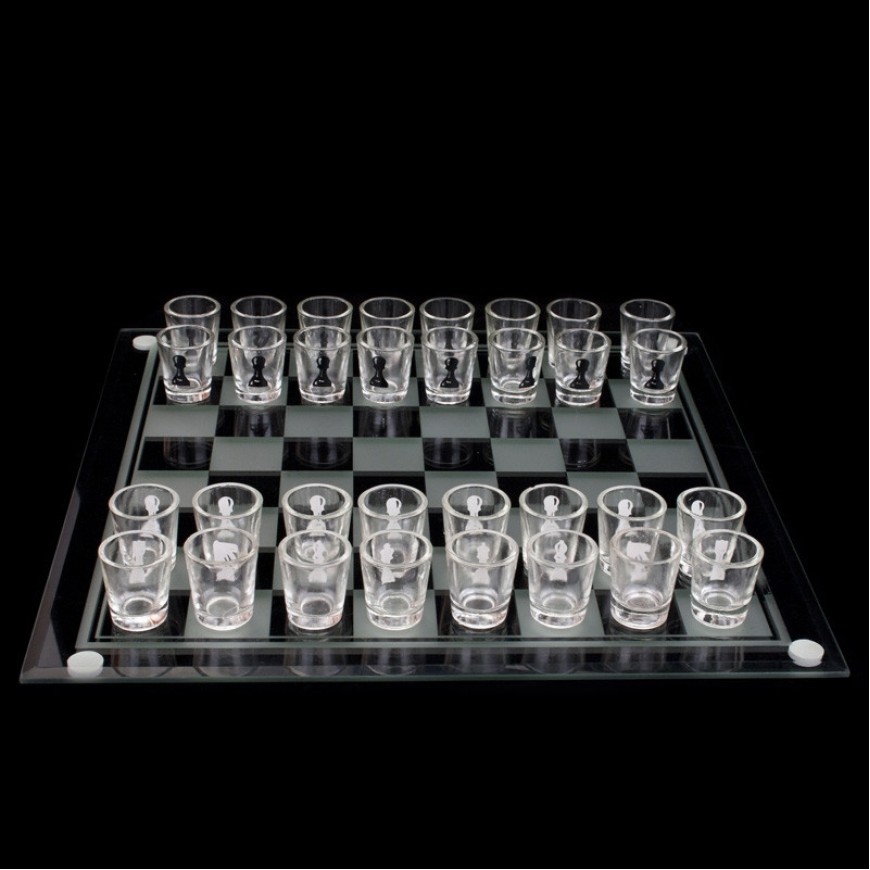 Set Șah cu Pahare – Cadou Original