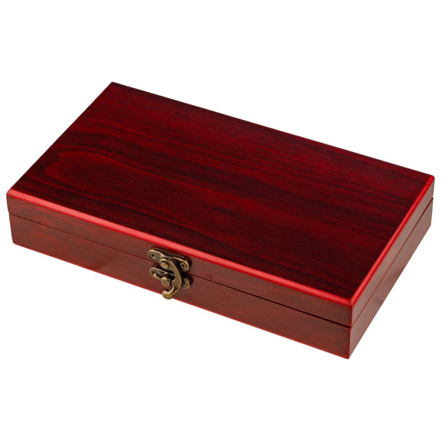 Set vin cu accesorii în carcasă din lemn- set 5 accesorii lemn