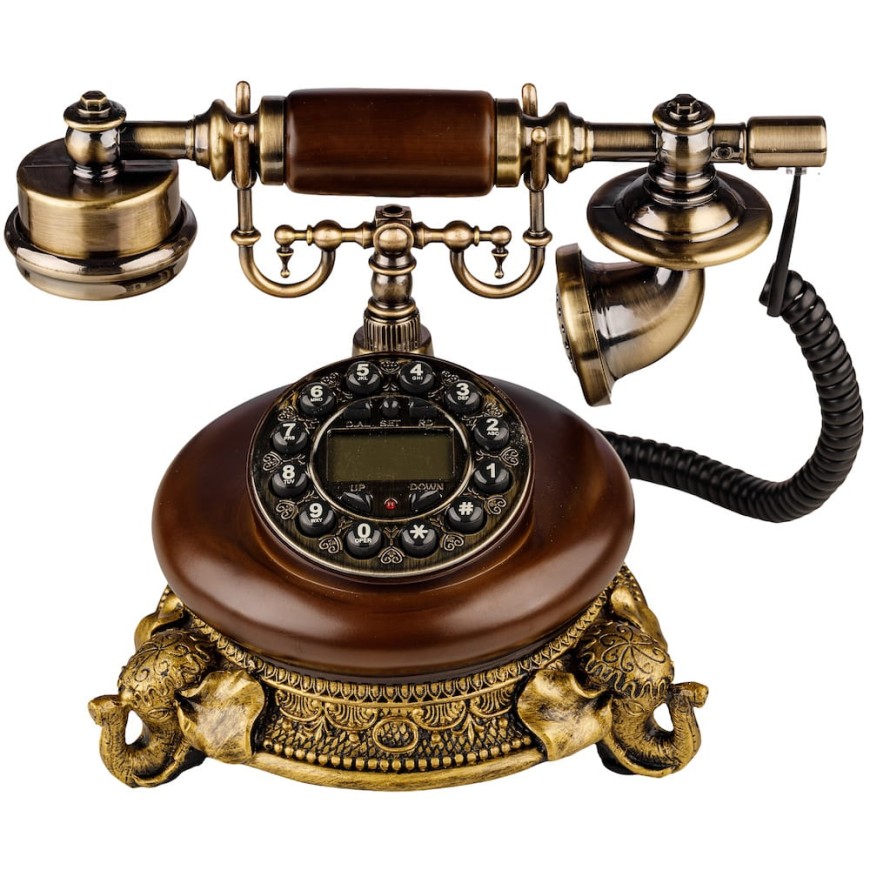 Telefon decorativ vintage – model clasic retro